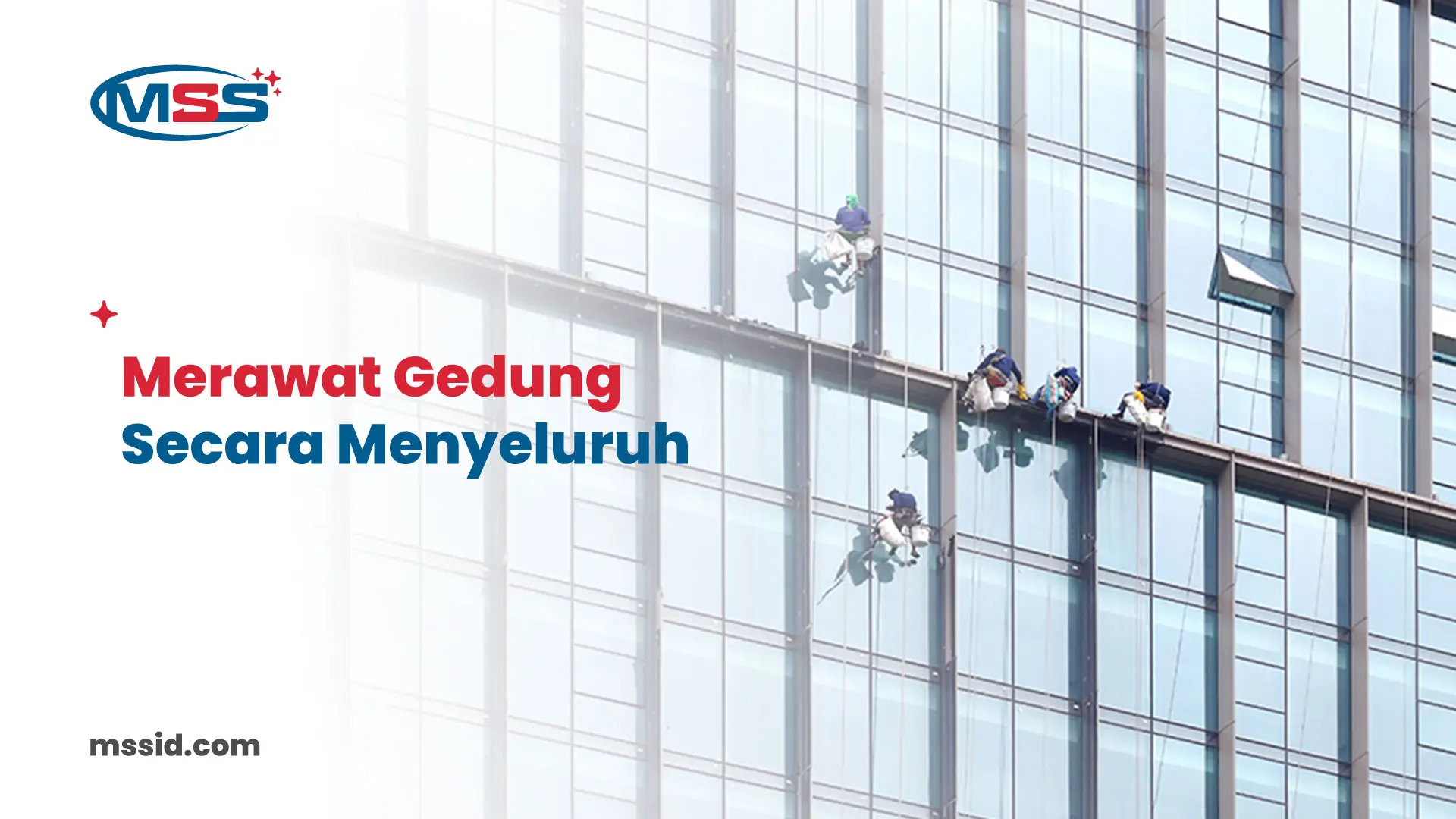 pembersihan kaca gedung